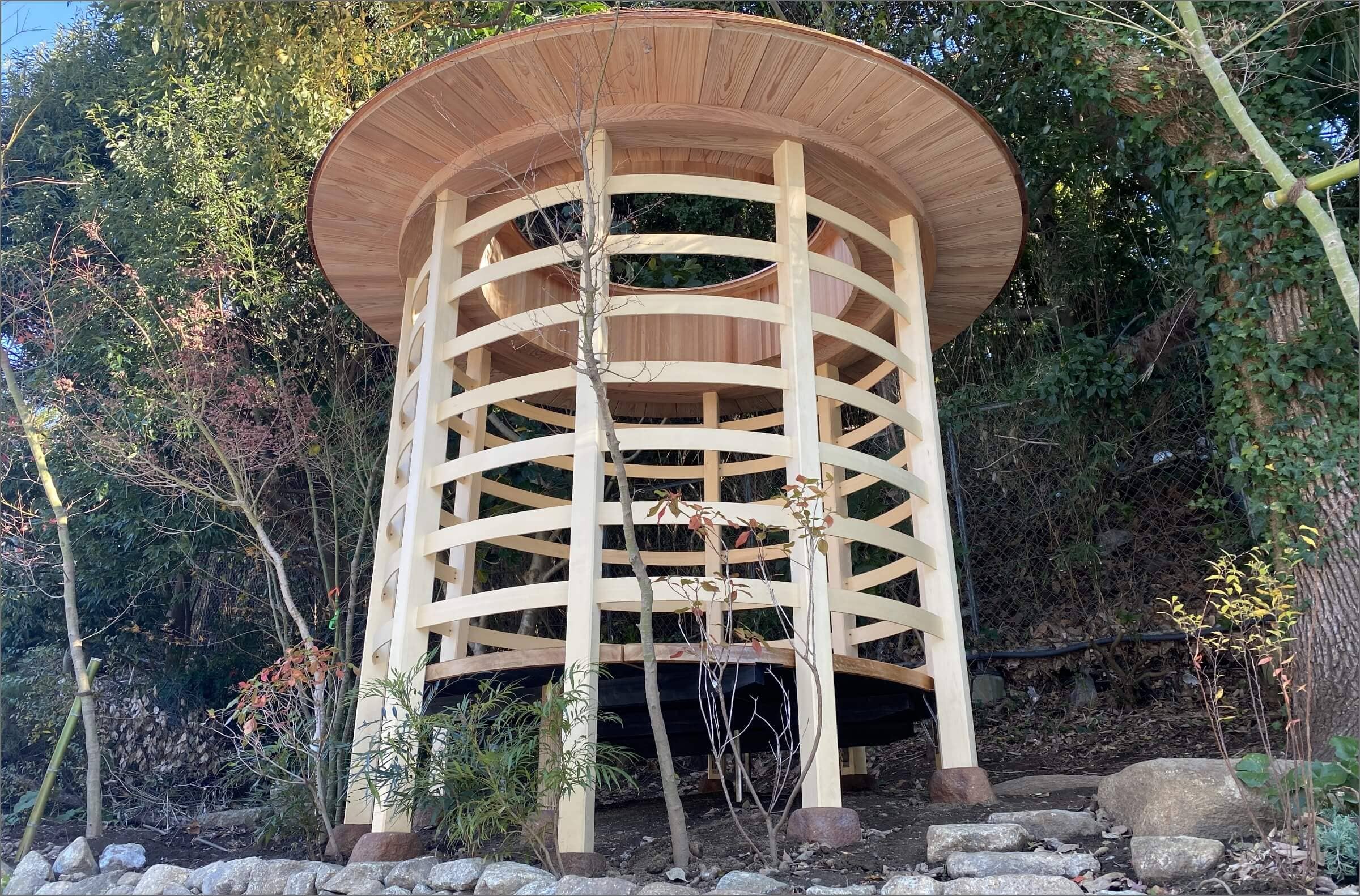 社寺建築の屋根における蓑甲の納まり