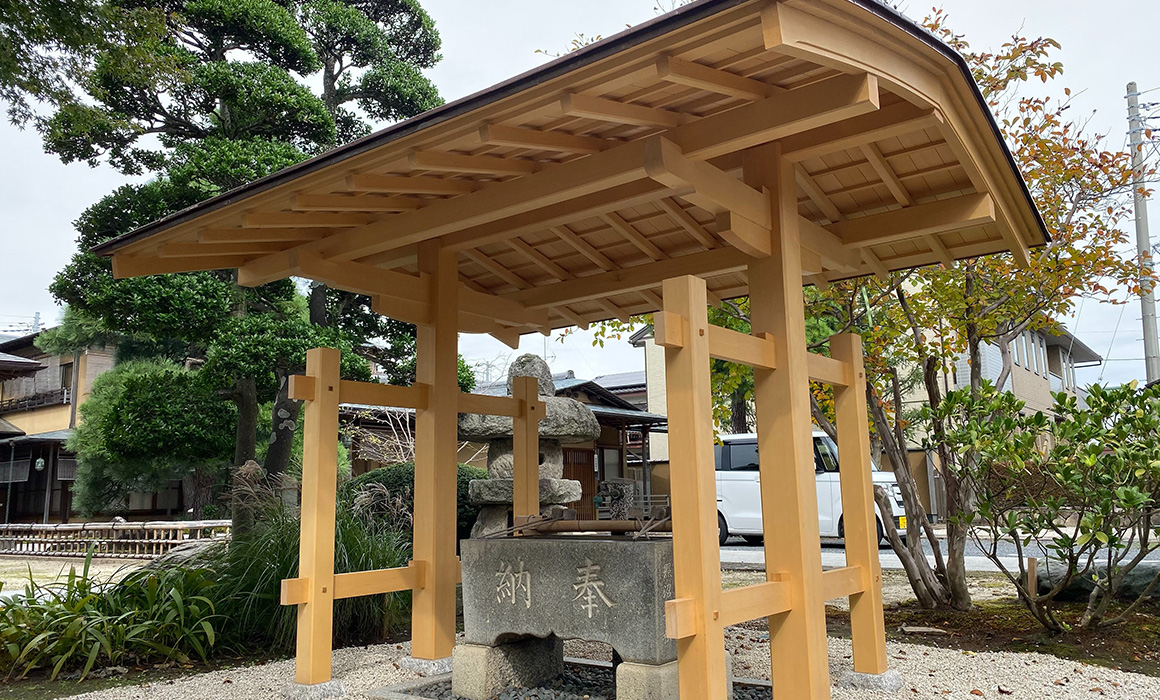 無二亦寺　手水舎